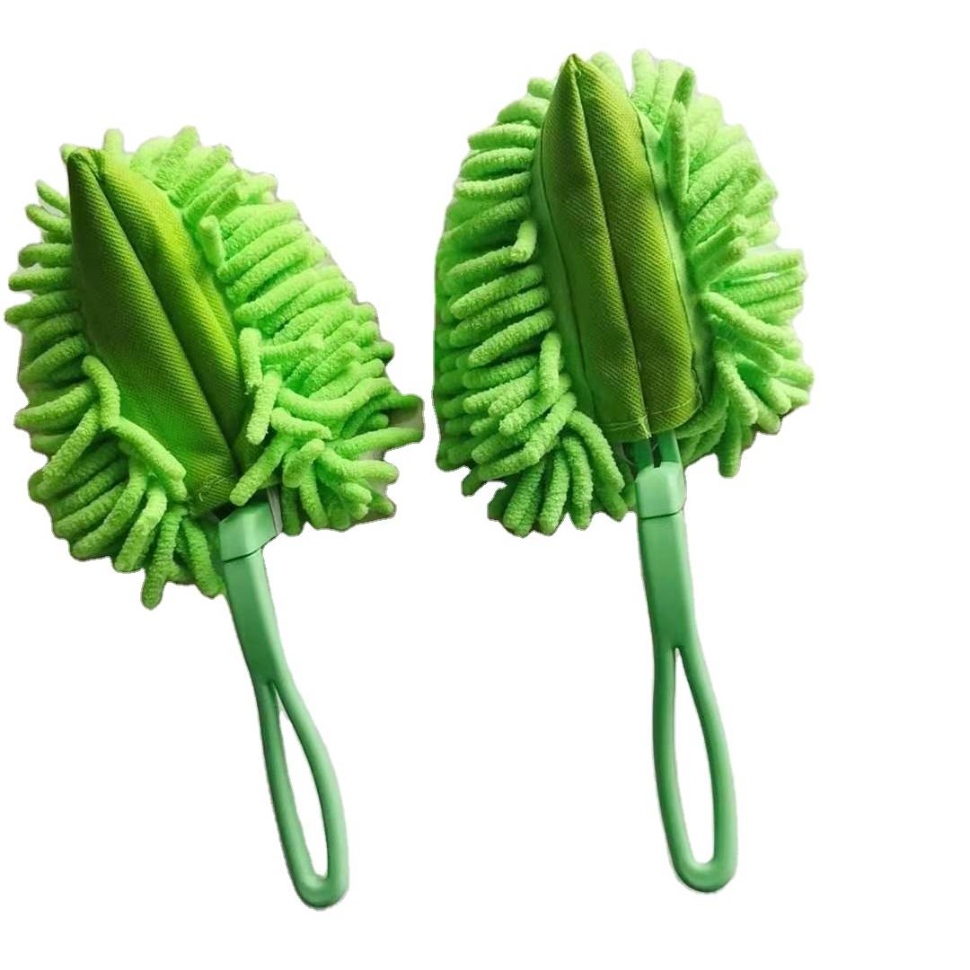 Folding Handle Washable Chenille Brush For Car Washing,Housework,Office,Electric Device,Desk