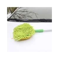 Retractable floor car wash brushes chenille duster rotary telescopic microfiber mop