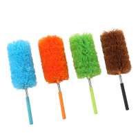 Factory outlet microfiber duster  household cleaning small telescopic spin duster