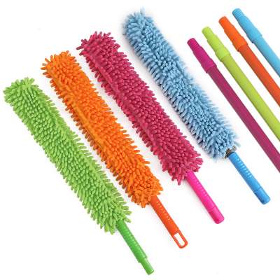 Walls and ceilings cleaning duster household cleaning tool with hanging pole chenille  telescope duster